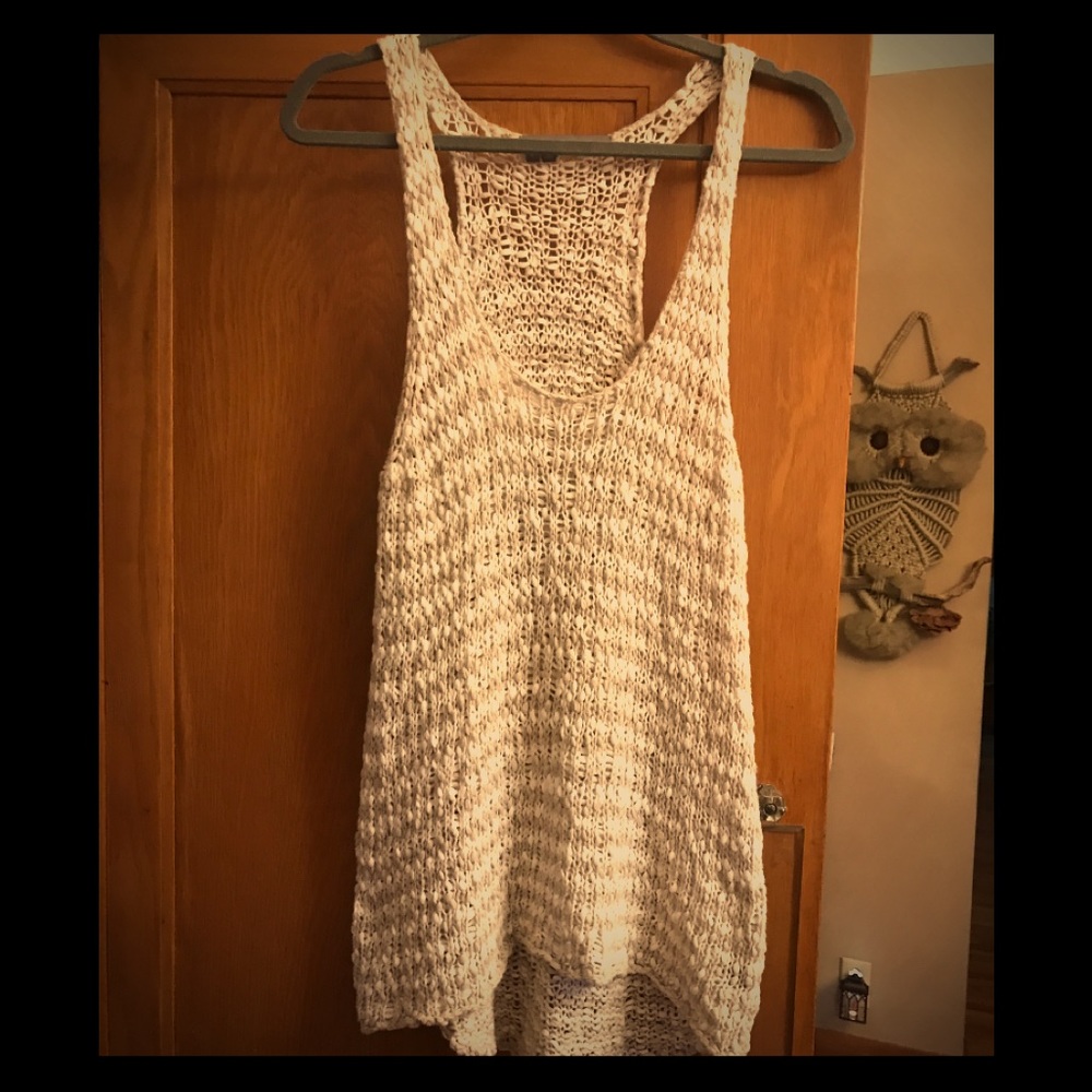 360 Sweater loose yarn knitted tank sweater, L